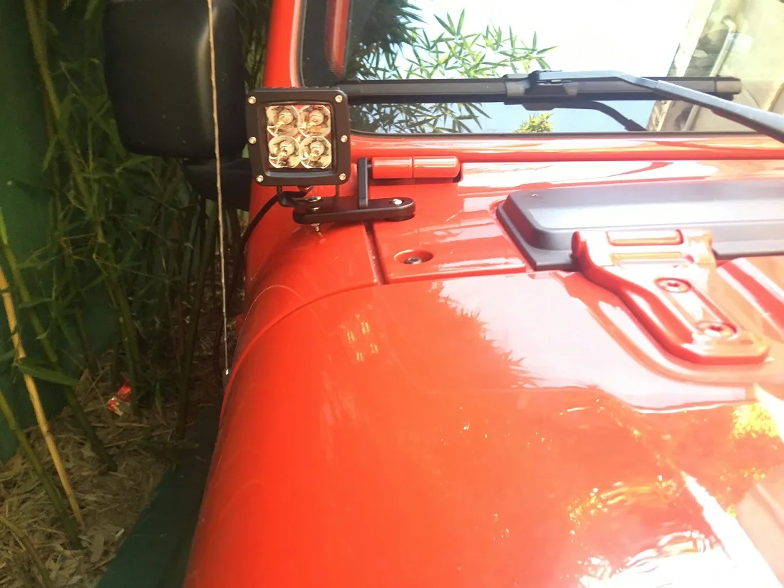 

Кронштейны LantSun JL1109 A-Pillar с двумя осветительными приборами LED620 для Jeep Wrangler JL 2018 ++
