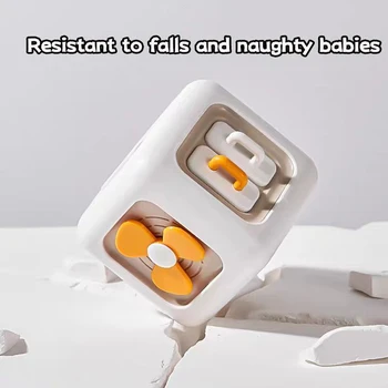 Multi-Purpose Montessori Baby Toys Early Learning Toys 6-In-1Cube Cognitive Toys Toddler Travel Toys Learning Educational Toys 6