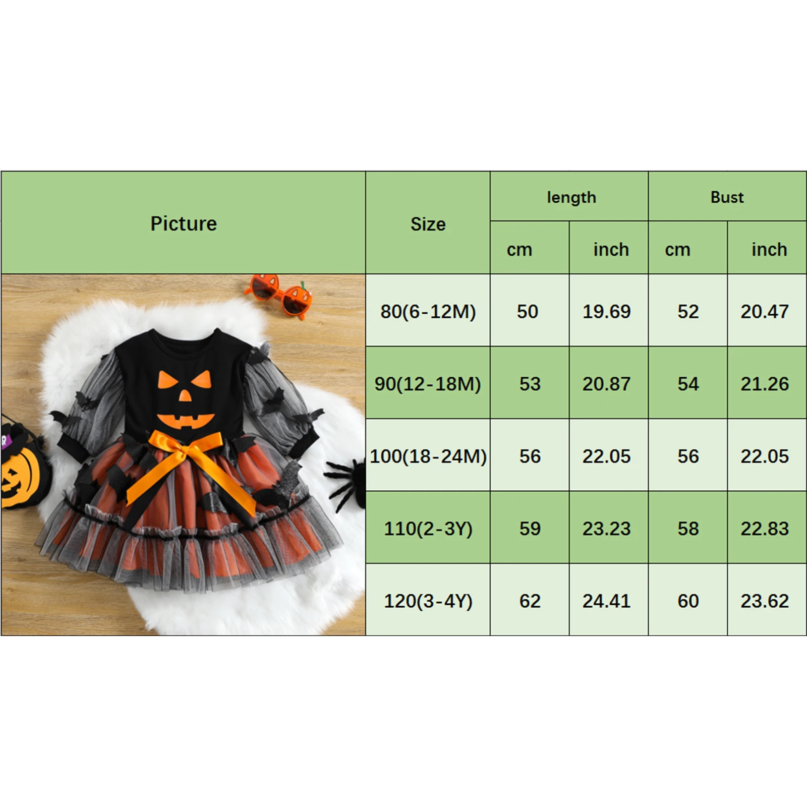 Deguisement Halloween Bebe Fille Robe Tutu Maille Enfants En