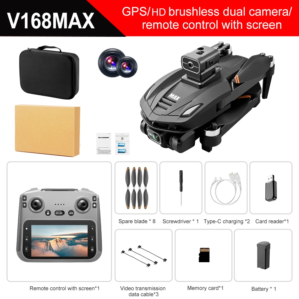 V168 Max-Screen