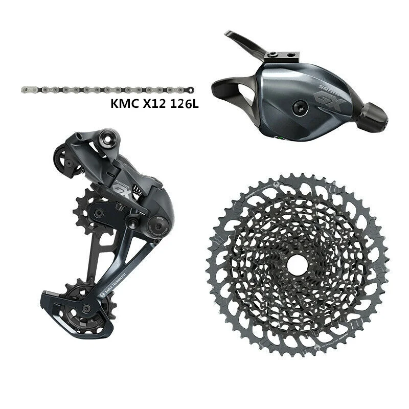 SRAM Eagle GX SX NX Gruppe 1x12S Fahrradgruppe MTB Fahrrad Schalthebel Langer Käfig Schaltwerk Kassettenkette 4-teiliges Set – Detail 16