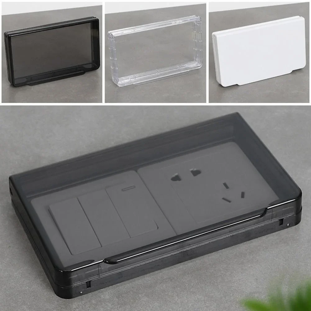 Socket Protection Cover 1PC 86 Type Double Socket Protector Electric Plug Cover