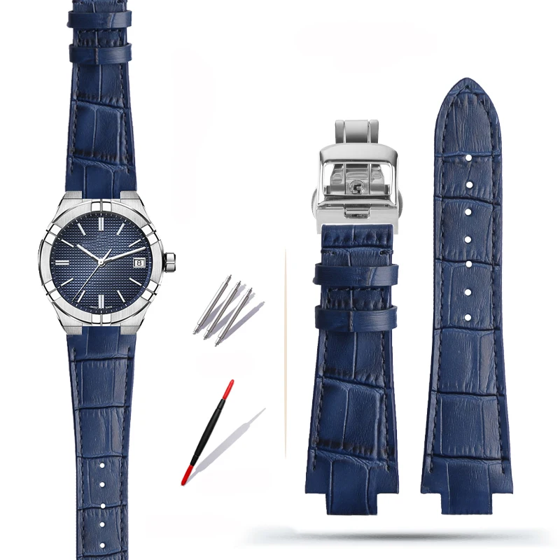 Per Cinturino Per Orologio In Pelle Di Vacchetta Con Cinturino In Pelle Di Vacchetta Ai6038 6007 Serie Ai6058 Bracciale Con Cinturino A Bocca Convessa