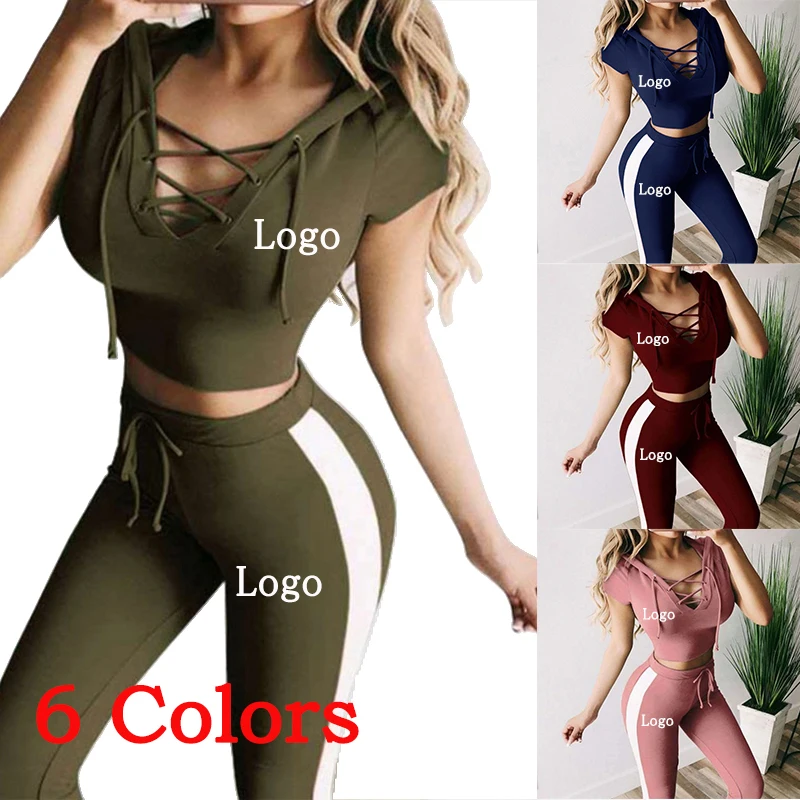 Women's yoga suits fitness wear running clothes sportswear sexy sports suits Customize your logo