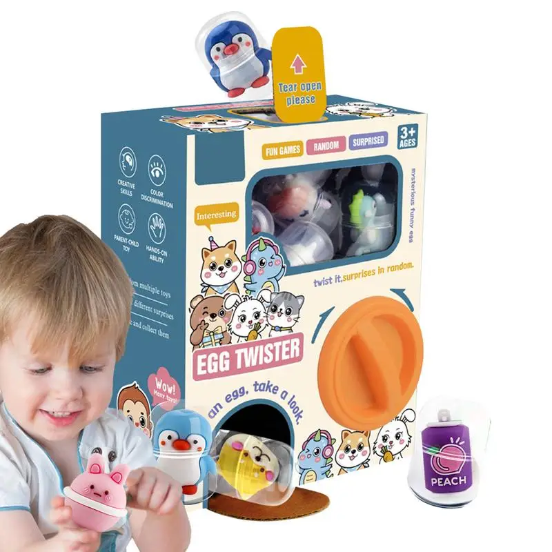 

Торговый автомат Gashapon, «сделай сам», торговый автомат для конфет с 6 прочными крапанами, милый торговый автомат для взрослых 3 лет