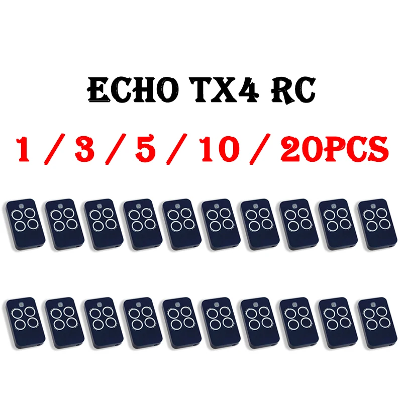 Garage Door Remote Control 433MHz Rolling Code ECHO TX4 RC Electric Gate Garage Door Opener 1 / 3 / 5 / 10 / 20PCS