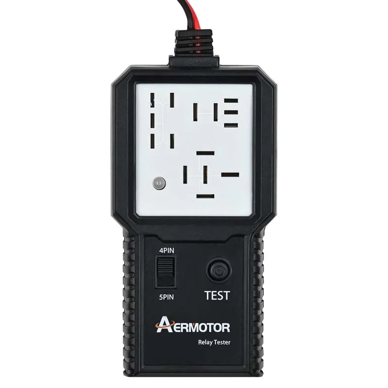 AERMOTOR Car Relay Tester 12-24V Battery Checker LED Indicator Light Voltage Automotive