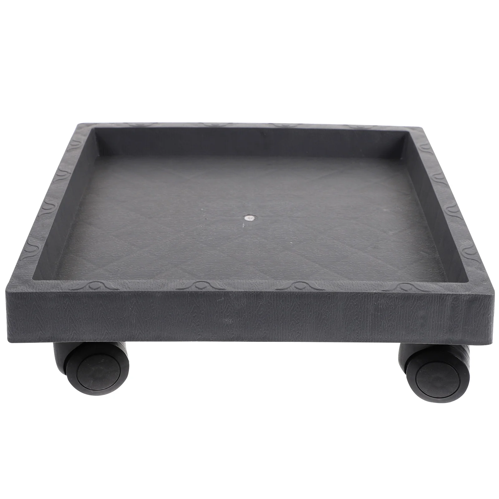 

1Pc Square Plant Wheels 29Cm 11.4In Flower Pot Tray Caster Wheels Heavy Duty Strong Sturdy Plant Stand Indoor