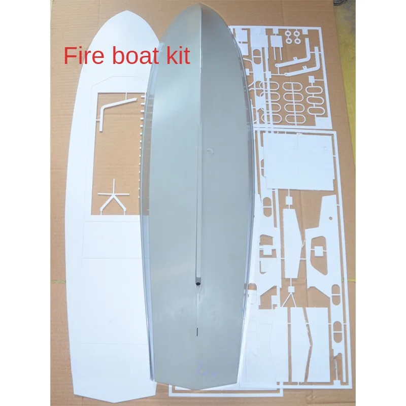 Remote Control Fire Boat Simulation Ship Model Assembly Kit FIRE No. 94 Electric Boat MK Series Speedboat Model Toy Gift 4