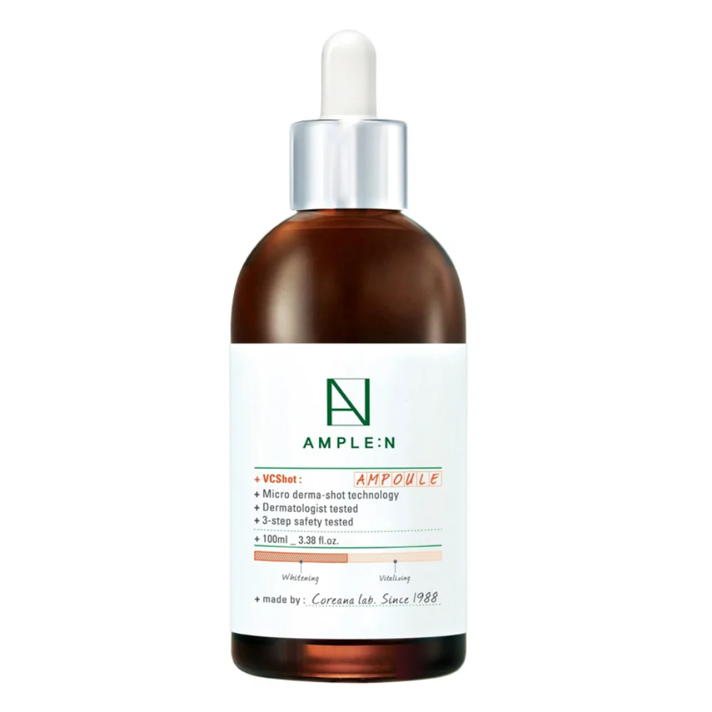 

Korea VC Ampoule Brightening Serum 100ml Revitalizing Essence Remove Spots Lighten Melanin Moisture Skin Whitening Care