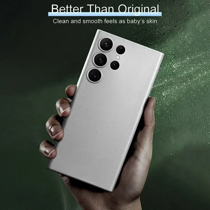 UltraThin 0.3mm Shockproof Transparent Case - Solid Color Clear Frosted Matte
