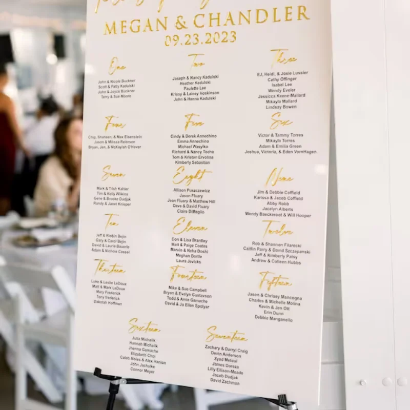 White Acrylic Seating Chart Wedding Seating Chart Wedding Sign Please Be Seated Sign Guests Plan