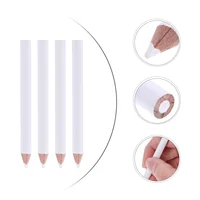 30 Pcs Crayon Absorb White Pencil Nail Gems 2- In- 1 Whitening Pencils Wooden Picking Tool 1