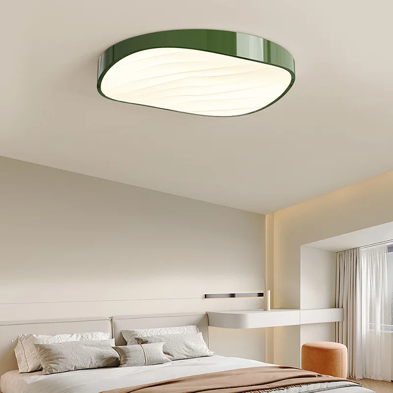 

Потолочный светильник для спальни, современное и простое полноспектральное освещение для защиты глаз, Новый Кремовый стиль, осветительные приборы для кабинета в спальне