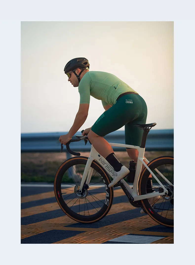 Description Picture 6 of itemLameda Men Bib Shorts Breathable Cycling Shorts 5d Sponge Pad Pants High Elasticity Professional Men's Cycling Shorts