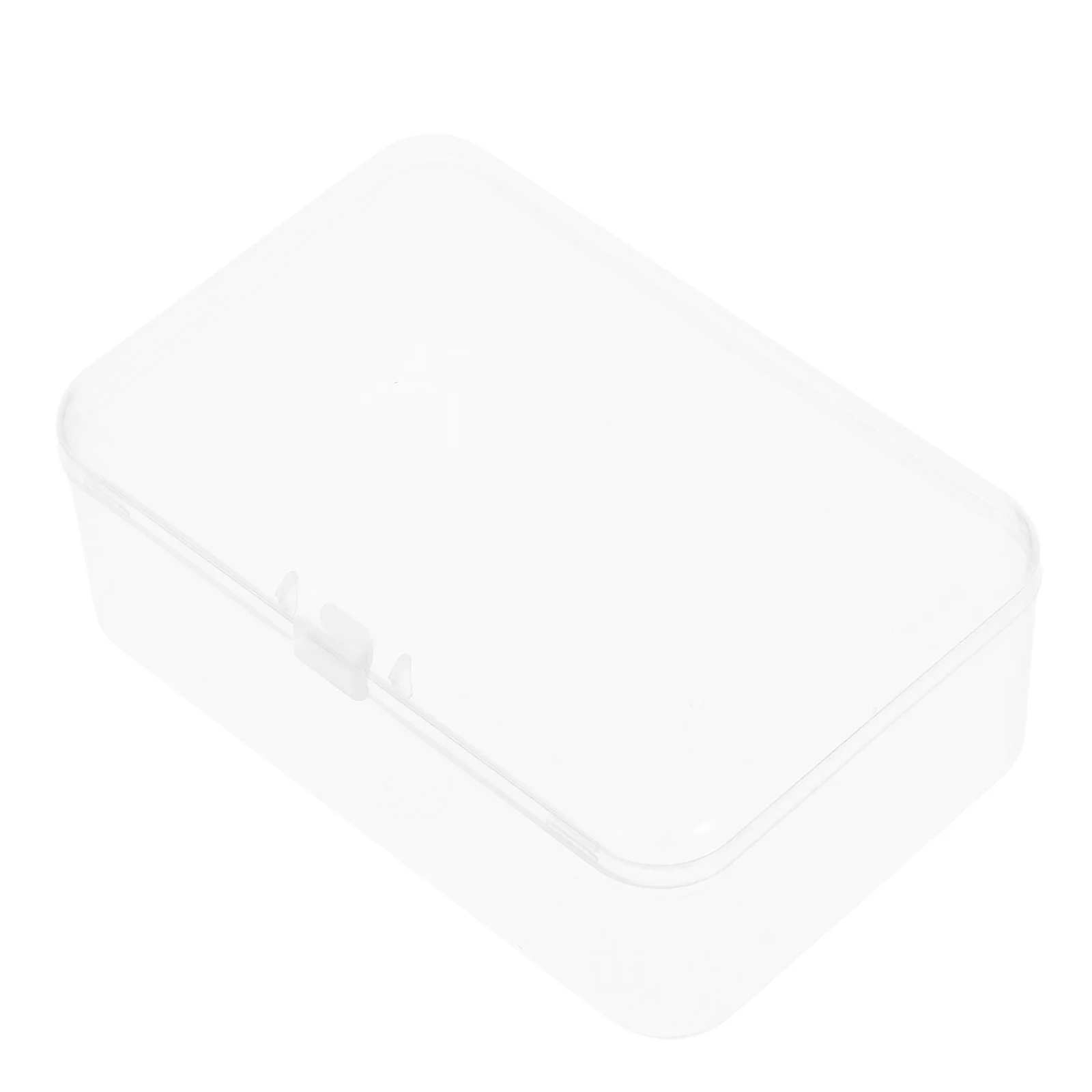 Transparent Storage Box Rectangular Plastic Boxes Clear Containers Parts Holder Small Storage Container Hinged Lids Plastic Bin