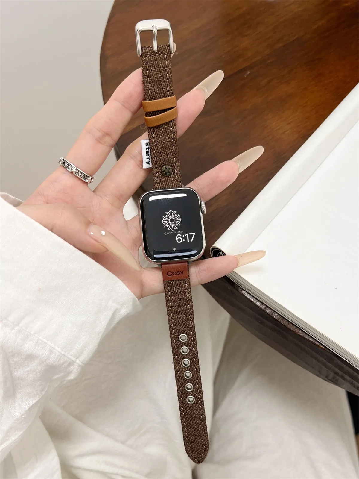 Watch Band For iWatch 42/44/45/46/49mm 38/40/41mm PU Leather Fashion Watch Strap For Watch Series Ultra2 Series 10/9/8/7/6/5/4/3/2/1_voghion.com