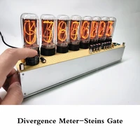 IN18 Glow Digital Tube Clock World line Rate Change Detector Steins Gate Bluetooth Control Animation Prototype Model 1