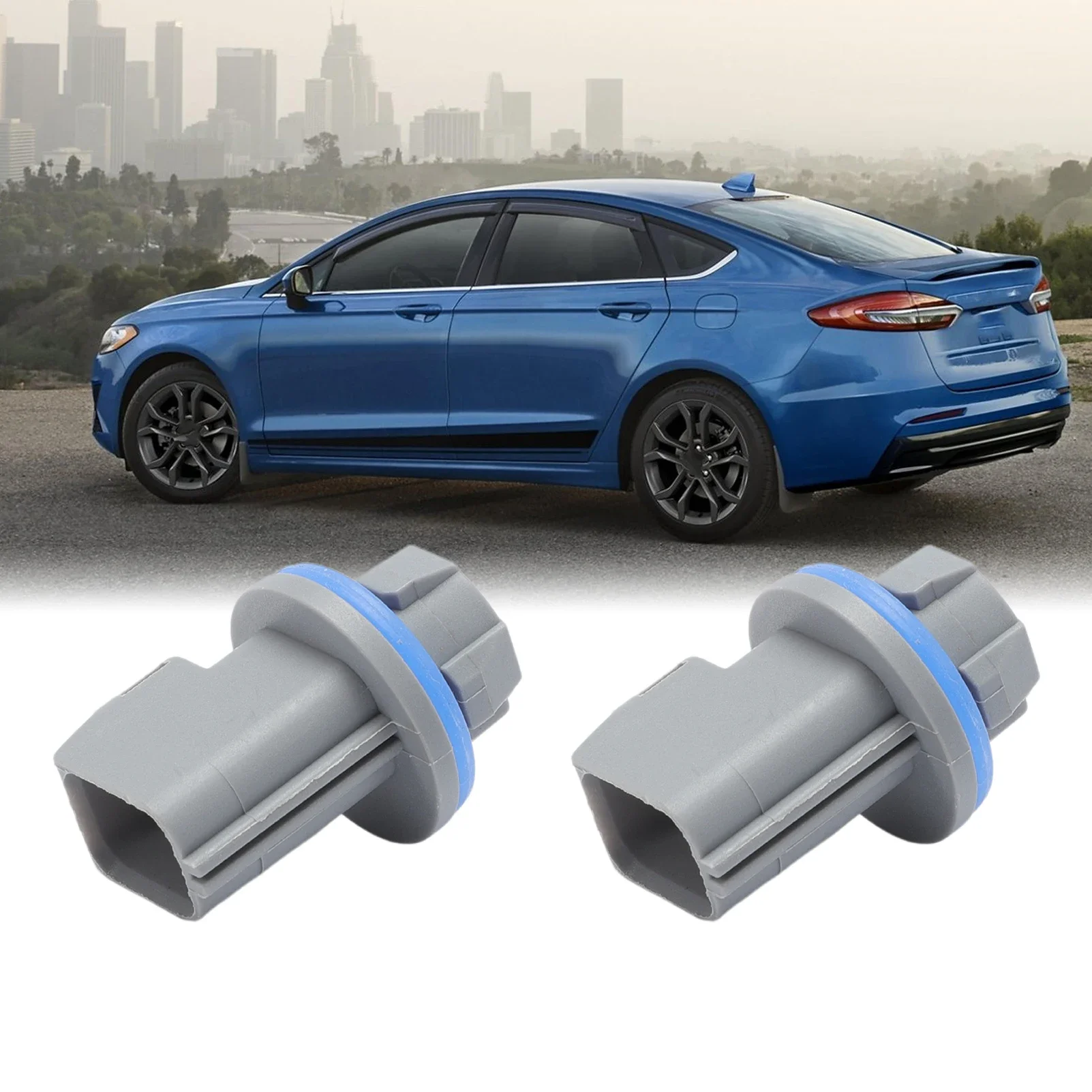 Kit Douille Ampoule Plaque D'immatriculation Pour Ford F-150, Explorer, Ranger - 2 Pièces Avec Connecteurs