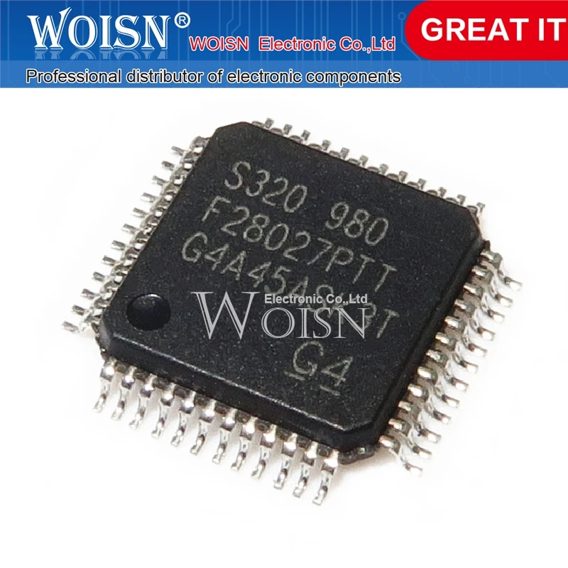 

10 шт TMS320F28027PTT TMS320F28027 LQFP-48