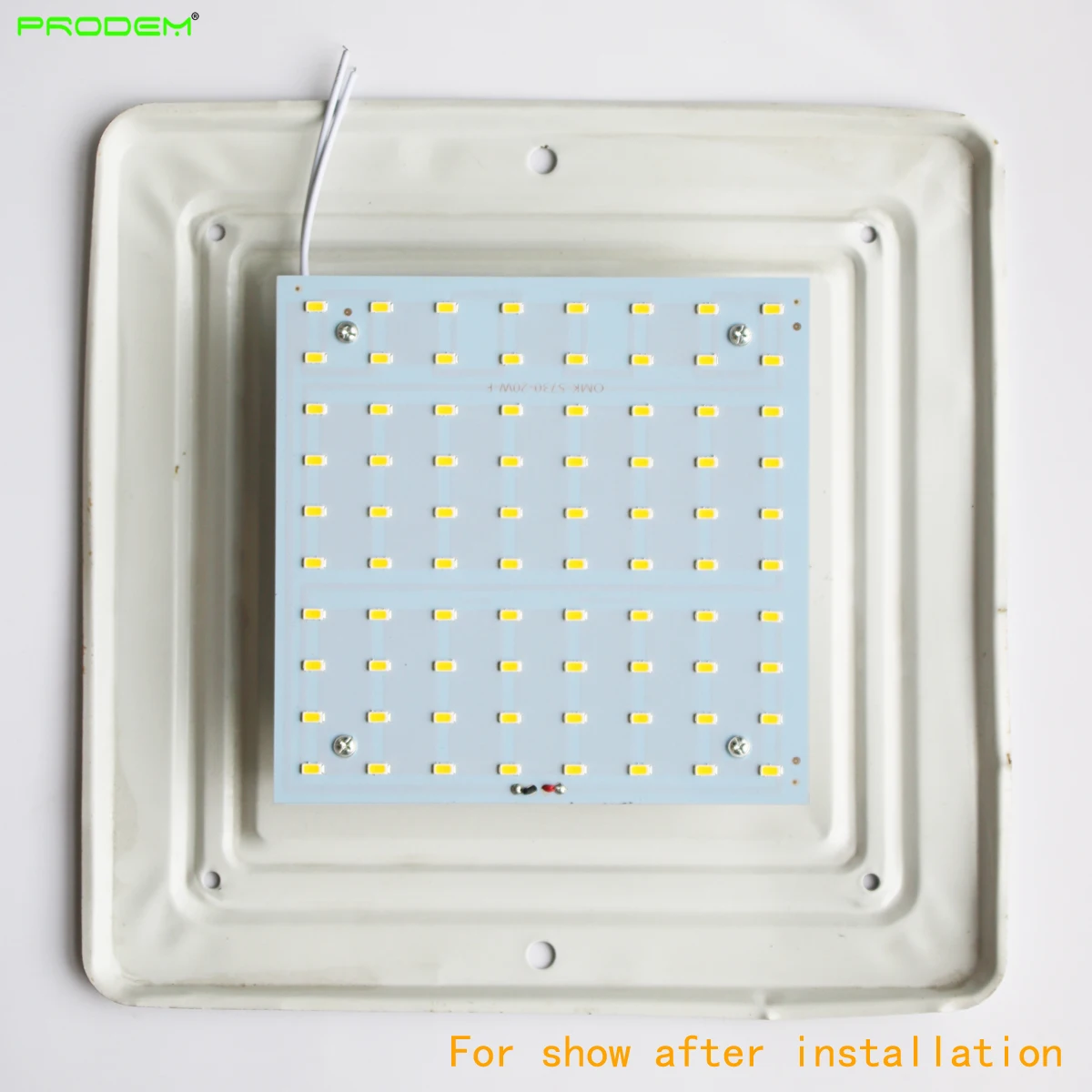 2년 보증 표면 장착 20W LED 램프 키트 천장 조명 패널 PCB 15*15cm 220V 230V 240V 2100lm 차가운 따뜻한 흰색