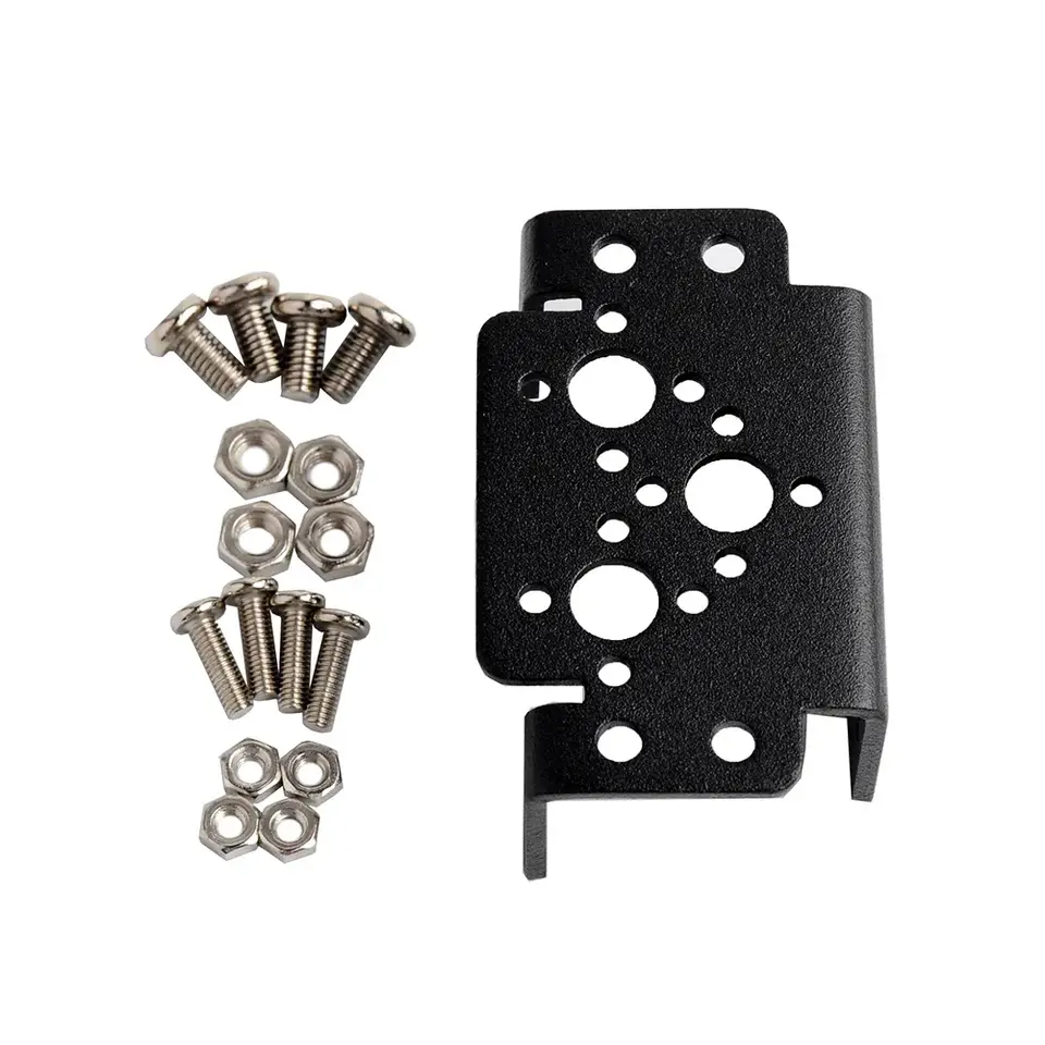 1/2/4/10 PCS Multi Servo Bracket for MG995 MG996R Universal Aluminum Multifunction Servo Bracket Robot Steering Gear Bracket image 3