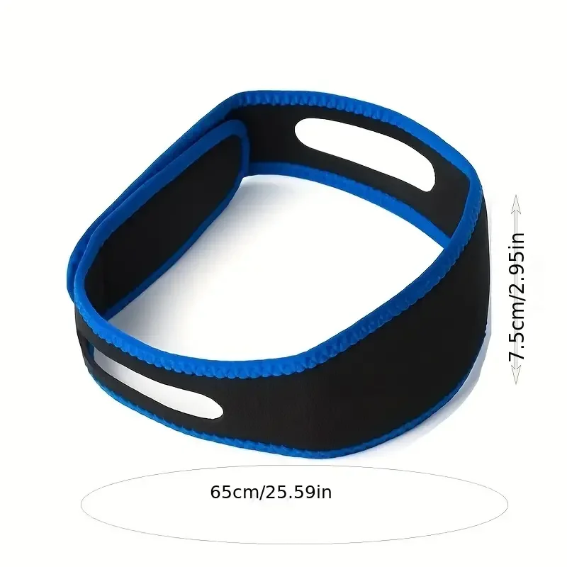 1pc Anti Schnarchen Kinn Strap Stop Schnarchen Schnarchen Gürtel Schlaf Apnoe Kinn Unterstützung Straps Für Frau Mann Gesundheit Pflege schlafen Hilfe Werkzeuge – Detail 5