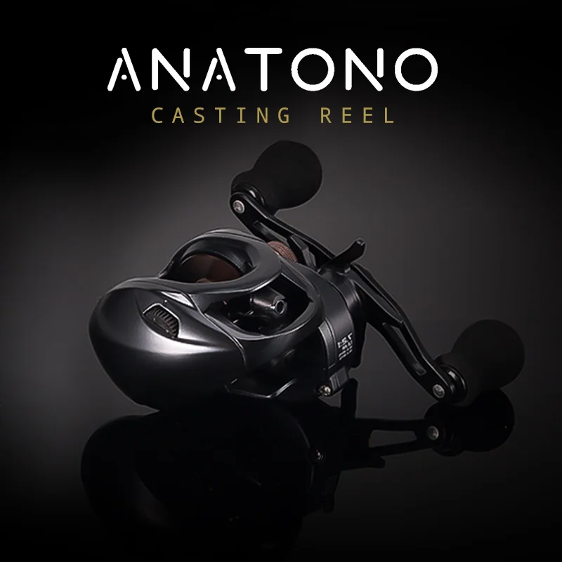 Anaotnoベイトキャスティングフィッシングリール、18lbs最大ドラッグ