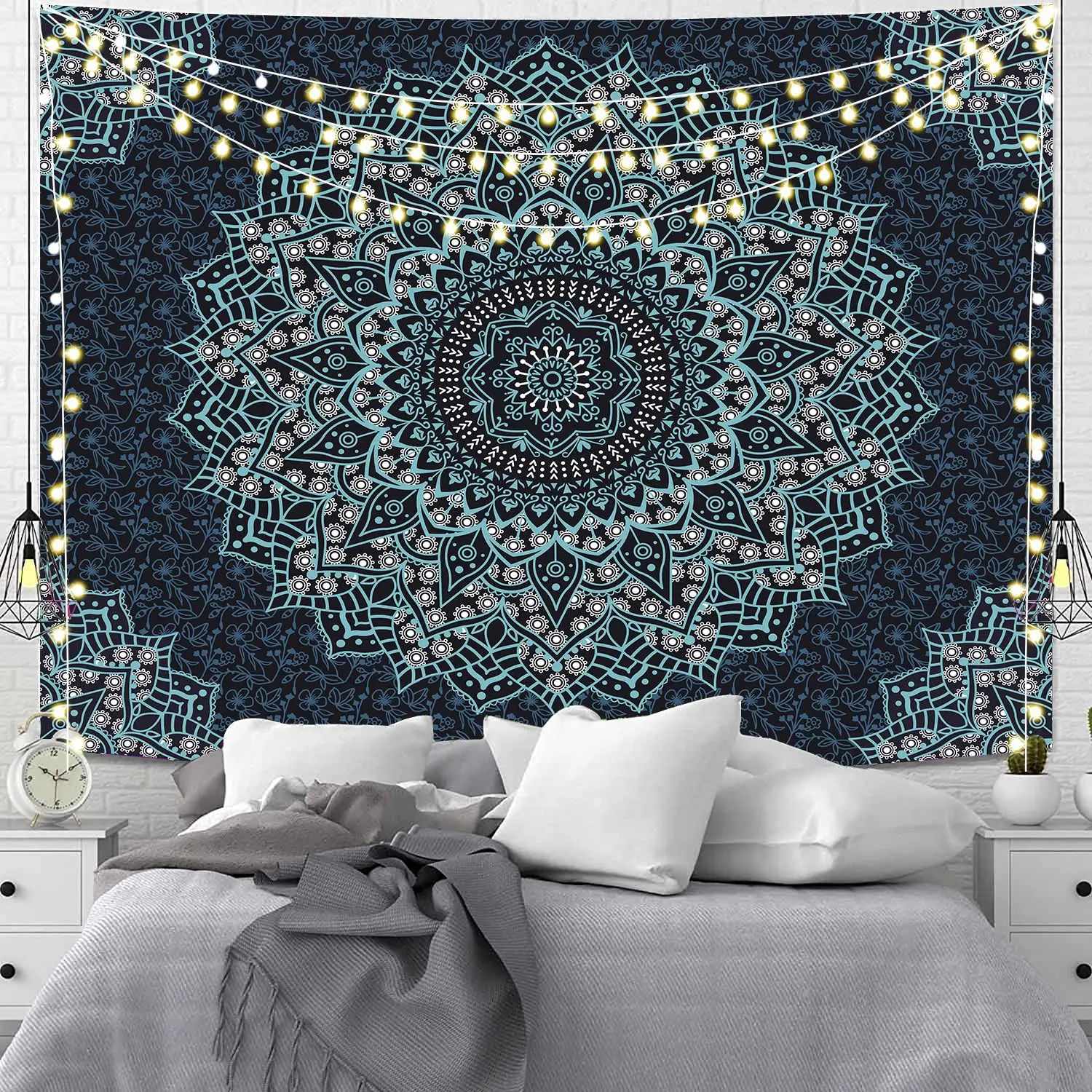 Indian Mandala Tapestry for Wall Hanging Camping Travel