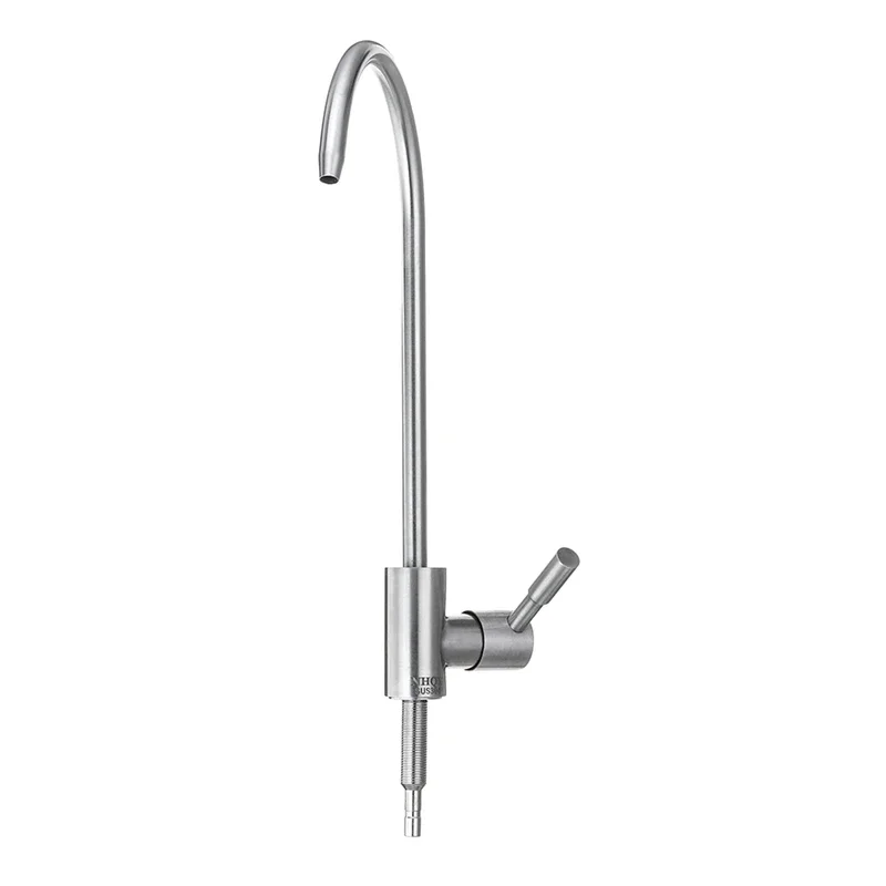 

Kitchen Faucet 304 Stainless Steel Reverse Osmosis Faucet Water Filter Purifier Single Lever Hole Direct Drinking Tap Cold Water