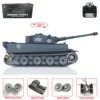 Outdoor Toys Heng Long 1/16 Scale 7.0 Upgraded Version German Tiger I RTR RC Tank 3818 Metal Tracks Radio Smoke  Model Gift 3