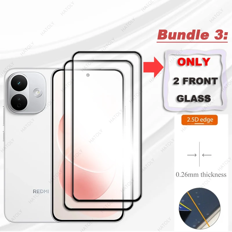 Premium Glass Screen and Camera Lens Protector for Xiaomi Redmi Note 17 Pro 5G - Ultimate Protection for Your Device