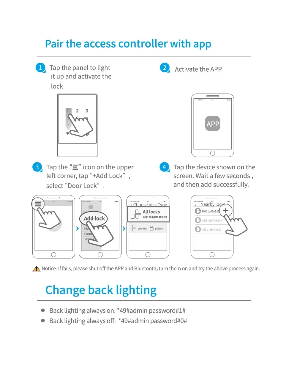 TTlock mobile app interface preview
