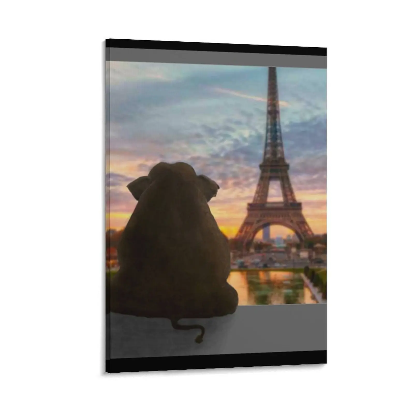

RELATIVES OF THE NCIS elephant in the room ORIGINAL-PARIS Canvas Painting anime room decor cute room decor