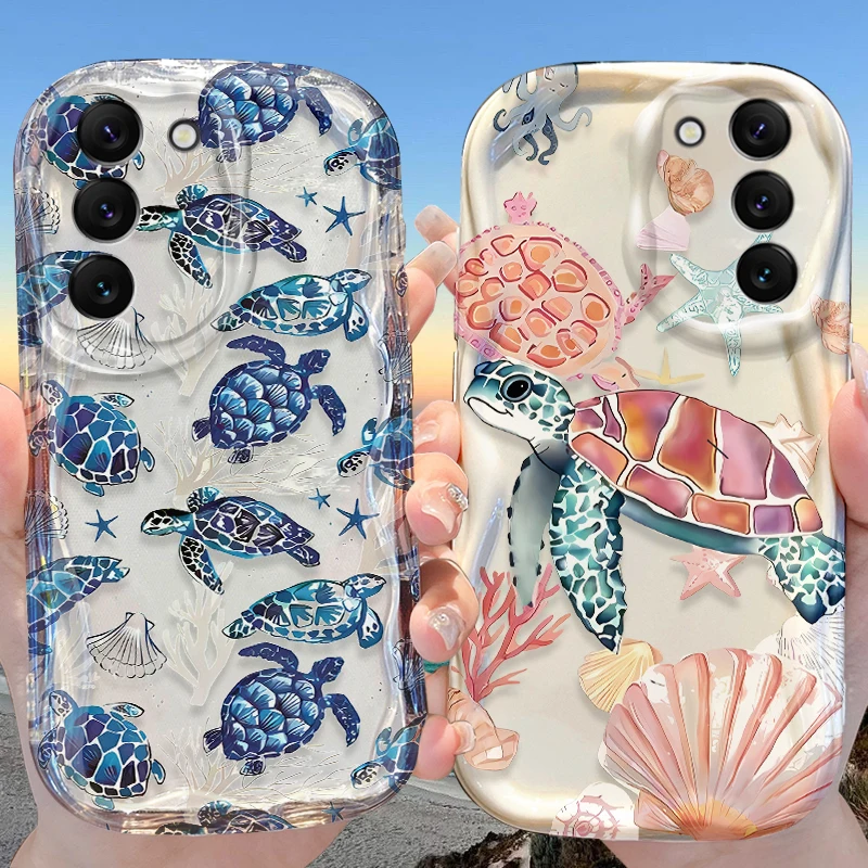 Sea Turtle Conch Protective Phone Case Cover