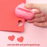5×3×4.5cm Flower Punch, Kids DIY Paper Cut Embossing Tool, Labor-Saving Hole Punch for Scrapbooking & EVA Foam Crafts 4