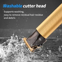 WAIKIL Professional Men's Electric Hair Clipper Oil Head Electric Push Clipper USB Charging Trimmer Haircut Carving Clipper 2