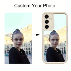Personalized Protective Phone Case - Custom Design - Galaxy A70 (White)