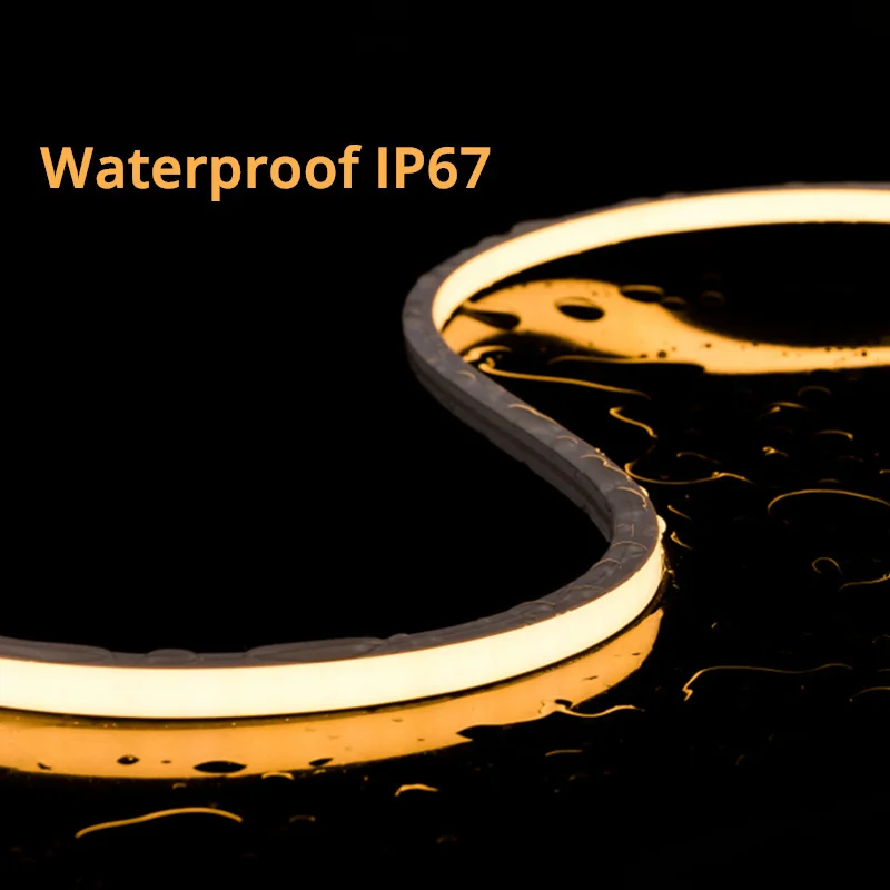 LED Strip Light Flexible Neon Silicon Tube Profiles Housing 1-5M/pcs Recessed Waterproof IP67 Outdoor Decor