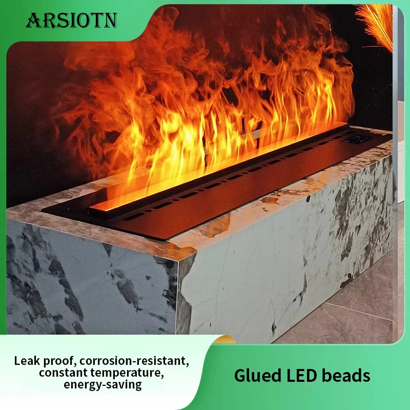 Chimenea eléctrica simulación colorida llama realista con Control