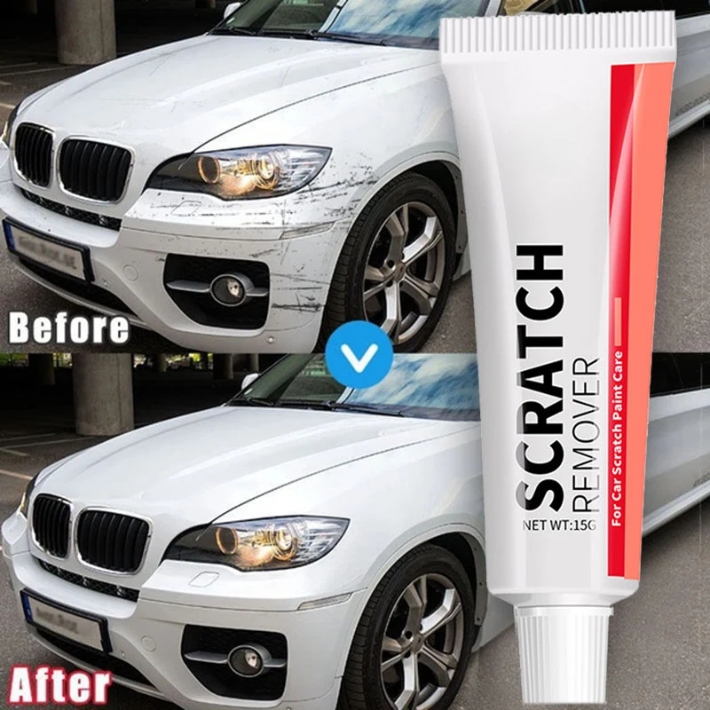 Car Scratch Remover Car Polishing Paste Sponge Body Paint Care Kit Grinding Compound Anti Scratch Wax