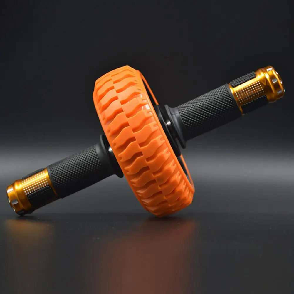 Rubber Single-wheel Abdominal Fitness Gym Exercise Roller Solid Ab Wheel Roller Anti-slip