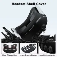 8 in 1 Silicone Cover Set for Oculus/Meta Quest 3 VR Headset Controller Protective Cover Lens Cap Face Case Eye Mask Accessories - Image 2