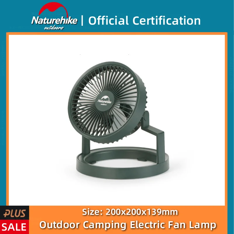 

Naturehike 3 in 1 Multifunctional Mini Lighting Fan Lamp Rechargeable Outdoor Portable Camping Travel Tent Desktop Electric Fan