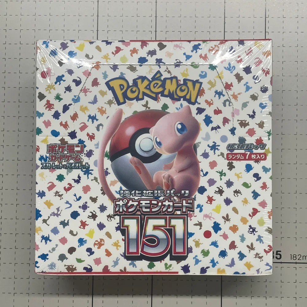 140pcs/Box Anime Pokemon Japan Version TCG Scarlet Violet