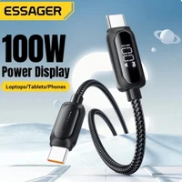 Essager USB Type C To USB C Cable 100W 5A PD Fast Charging Wire Cord For iPhone 16 Macbook Samsung Type-C Digital Display Cable - Image 2