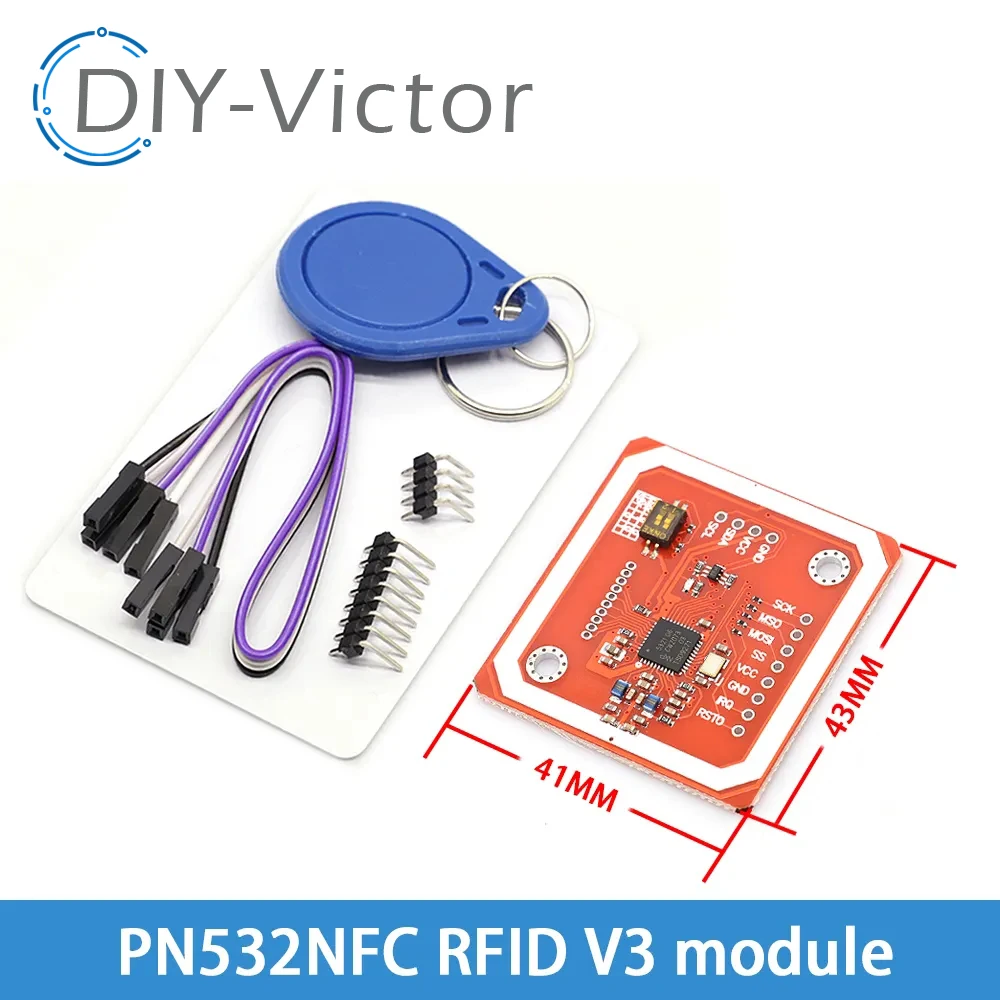 Advanced RFID/NFC Module Kit with Tags and SPI Read/Write Capability