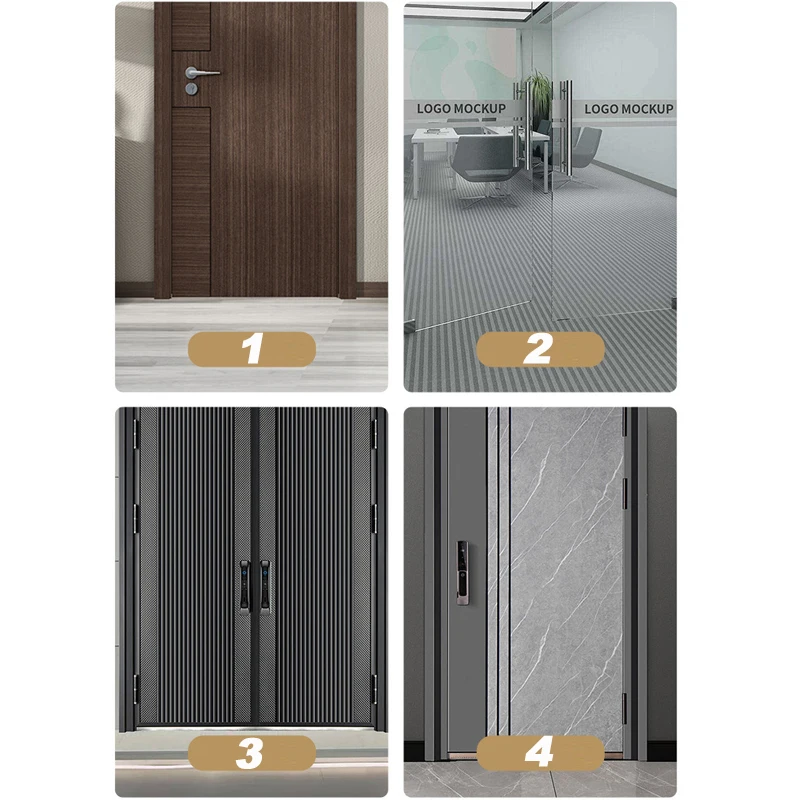 Self-Adhesive Weatherproof Door Seal Strip for Sound, Dust, and Insect Protection