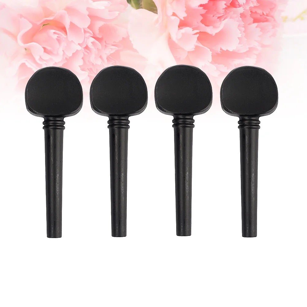 Wooden Ebony Cello Pegs Replacement Accessories Tuning Pegs Cello Replacement Accessories Tuning Shaft Handle cello case