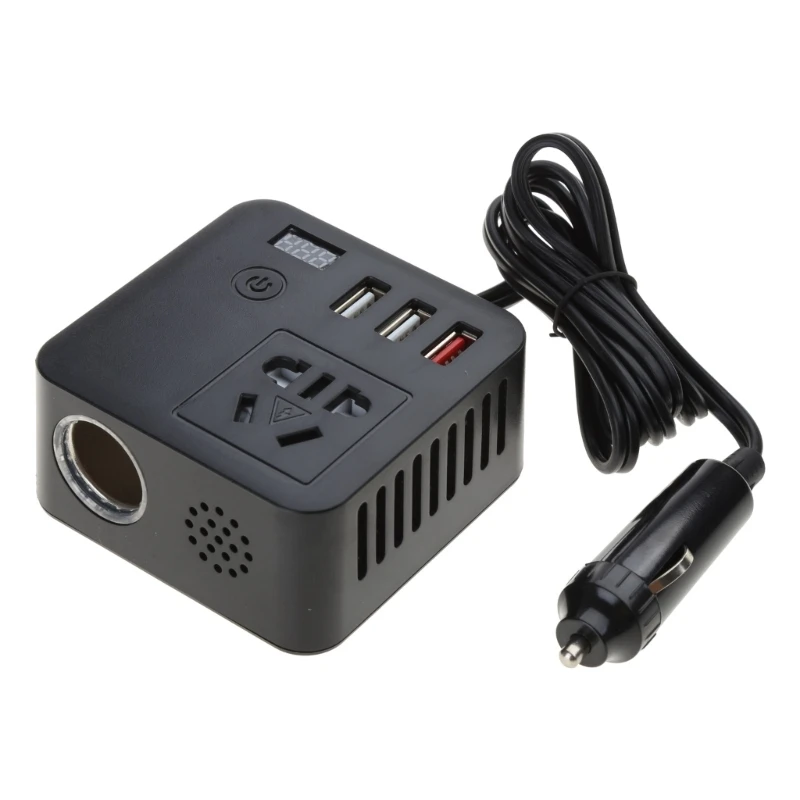 

150W Power Inverter 12V/24V to 220V Auto Converter with Intelligent Display